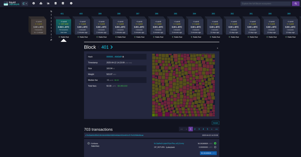 Mempool Space local deployment